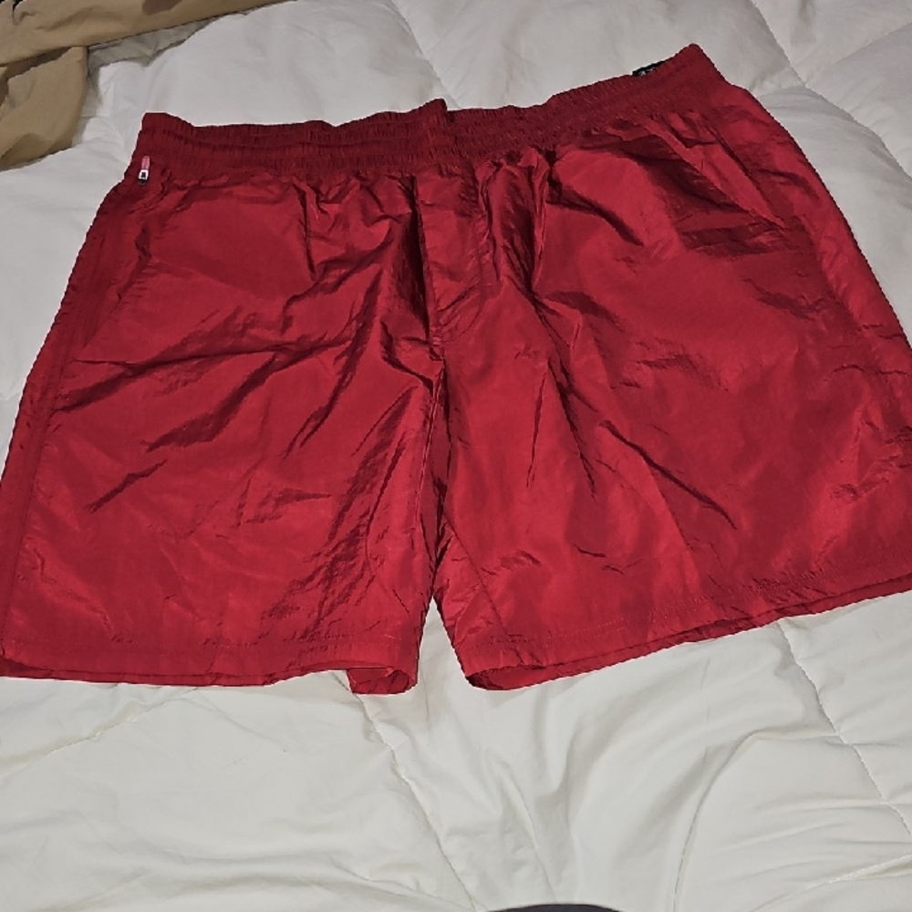VRST All-In Unlined Short! Water Repellent. Sz Xlarge! 7"! Cranberry Crisp Shine